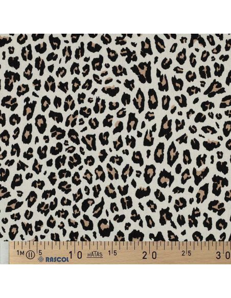 Tessuto viscosa lino Sauvage - Beige