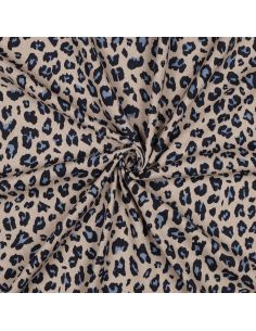 Tessuto viscosa lino Sauvage - Cammello
