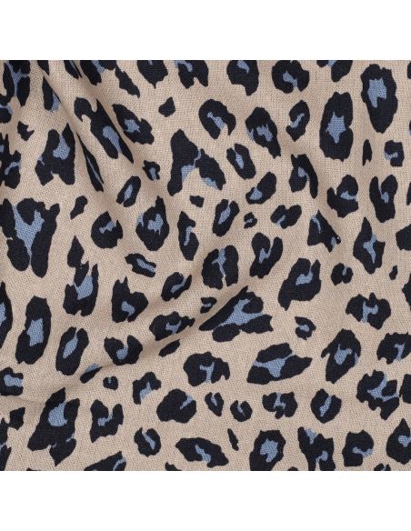 Tessuto viscosa lino Sauvage - Cammello
