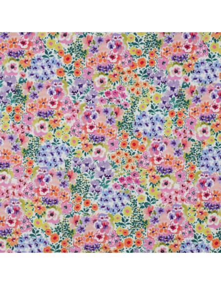 Tessuto jersey stampato - Campi di fiori