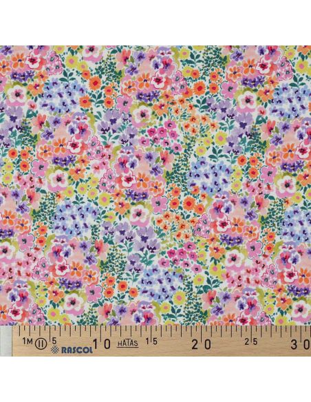Tessuto jersey stampato - Campi di fiori