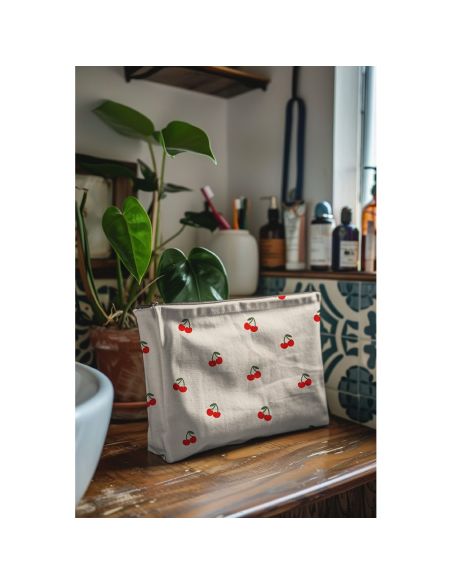 Tela di cotone canvas - Ciliegie