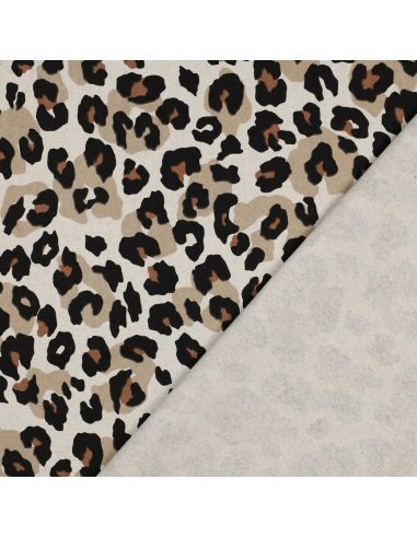 Tela di cotone canvas - Leopardo