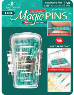 Scatola di 50 spilli magici speciali per patchwork