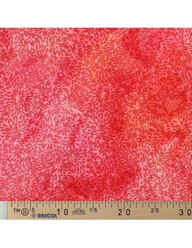 Tessuto viscosa batik Vaiana - Rosso