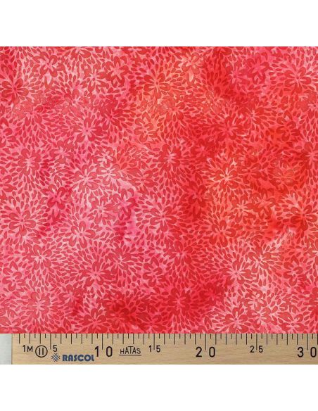 Tessuto viscosa batik Vaiana - Rosso