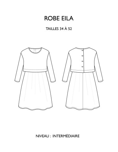 Modello di abito Eila - Églantine & Zoé