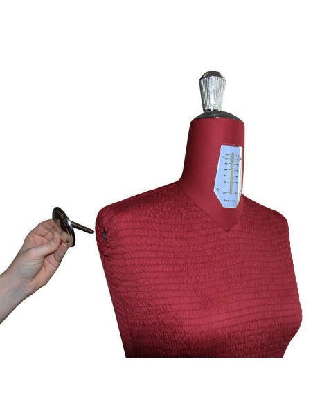 Manichino sartoriale regolabile di alta gamma 38 / 50 con braccia + pancia