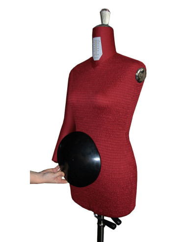 Manichino sartoriale regolabile di alta gamma 38 / 50 con braccia + pancia