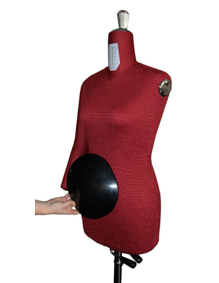 Manichino sartoriale regolabile di alta gamma 38 / 50 con braccia + pancia