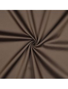 Tessuto satin di cotone - Caffè