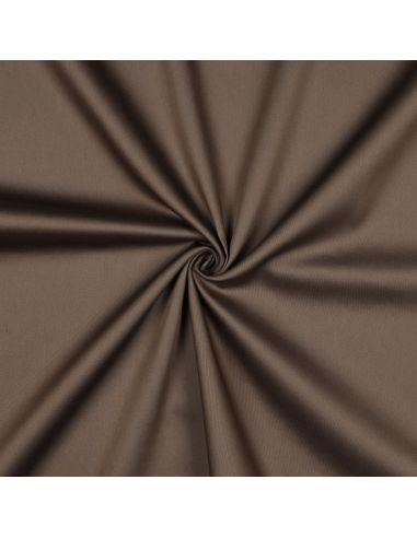 Tessuto satin di cotone - Caffè