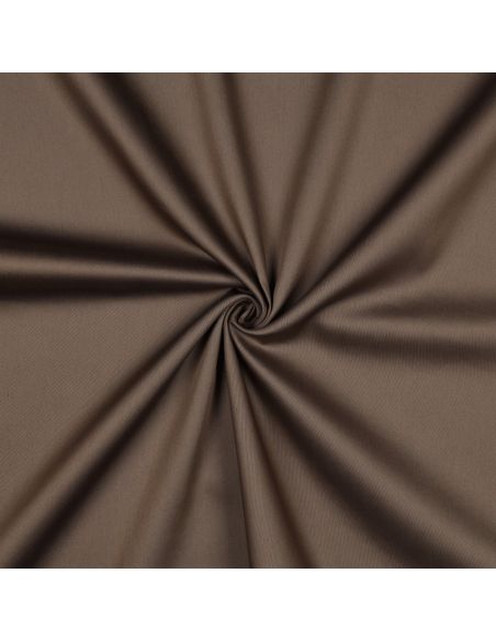 Tessuto satin di cotone - Caffè
