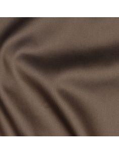 Tessuto satin di cotone - Caffè 2