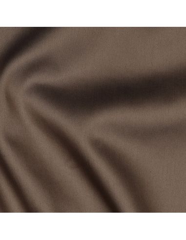 Tessuto satin di cotone - Caffè