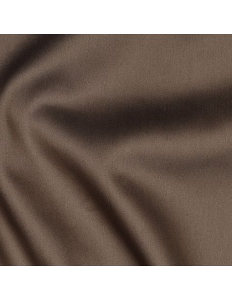 Tessuto satin di cotone - Caffè