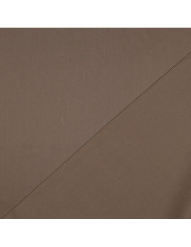 Tessuto satin di cotone - Caffè