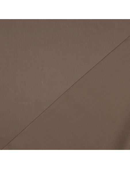 Tessuto satin di cotone - Caffè