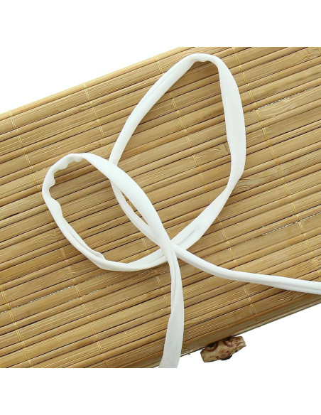 Corda spaghetti lycra 5 mm - Bianco neve