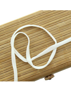 Cordoncino spaghetti lycra 5 mm - Avorio