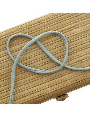 Corda spaghetti lycra 5 mm - Grigio