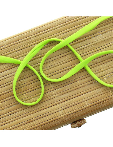 Cordoncino spaghetti lycra 5 mm - Verde anice