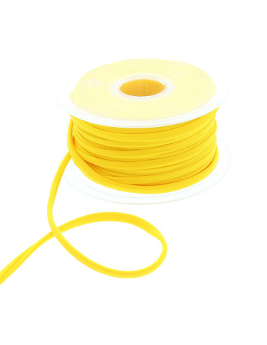 Cordoncino spaghetti lycra 5 mm - Giallo
