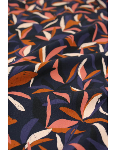 Tessuto viscosa Mowgli Blu inchiostro - Églantine & Zoé