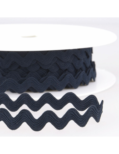 Serpentina - Velluto a coste 13 mm - Blu marino scuro