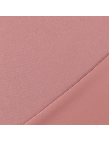 Tessuto Scuba effetto pesca - Rosa antico