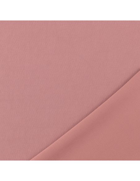 Tessuto Scuba effetto pesca - Rosa antico