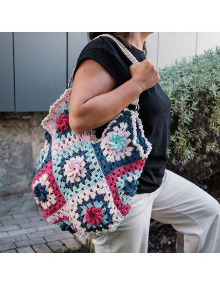 Kit per uncinetto - Borsa Granny square