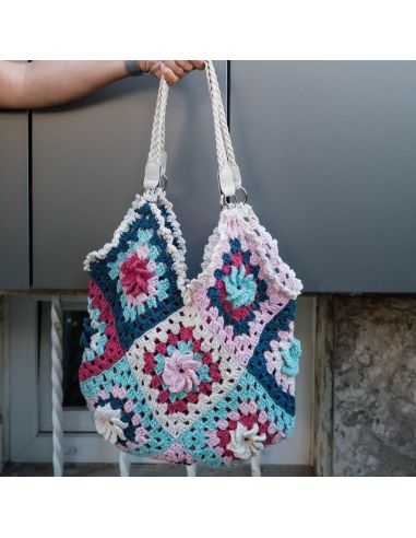 Kit per uncinetto - Borsa Granny square
