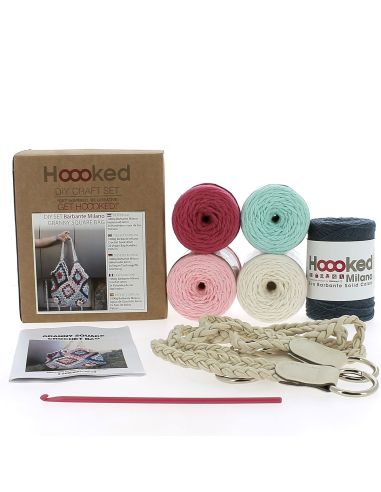 Kit per uncinetto - Borsa Granny square