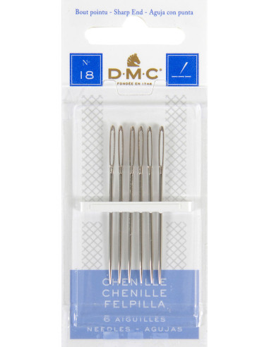 Aghi da ricamo chenille DMC n°18