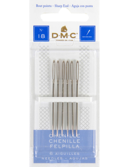 Aghi da ricamo chenille DMC n°18
