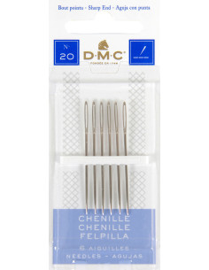 Aghi da ricamo chenille DMC n°20
