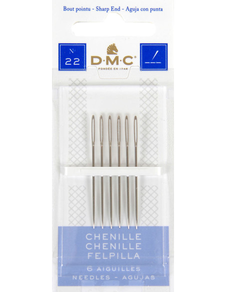Aghi da ricamo chenille DMC n°22