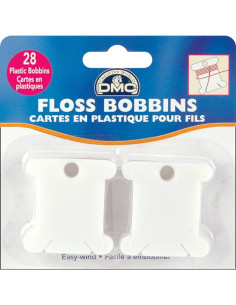 Carte in plastica per fili da ricamo DMC