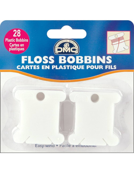 Carte in plastica per fili da ricamo DMC