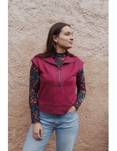 Modello di gilet senza maniche - Fika - Lise Tailor