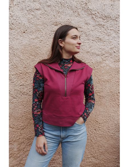 Modello di gilet senza maniche - Fika - Lise Tailor