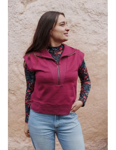 Modello di gilet senza maniche - Fika - Lise Tailor