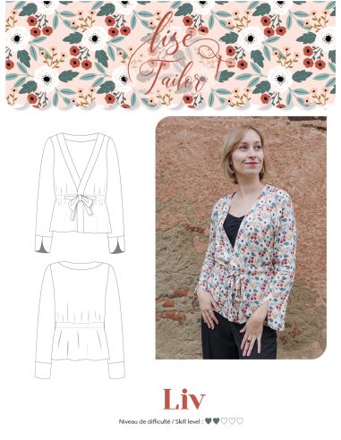 Modello di camicetta - Liv - Lise Tailor