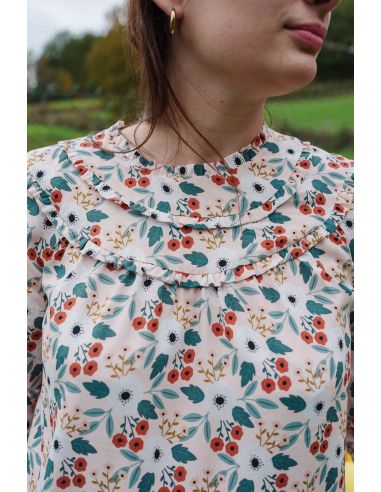Tessuto viscosa Anemone - Lise Tailor