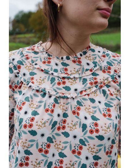 Tessuto viscosa Anemone - Lise Tailor