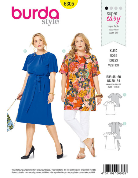 Modello di abito - Burda 6305