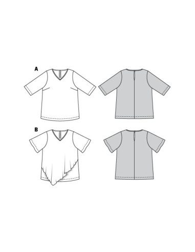 Modello di t-shirt - Burda 6307