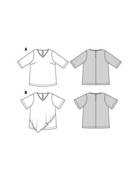 Modello di t-shirt - Burda 6307