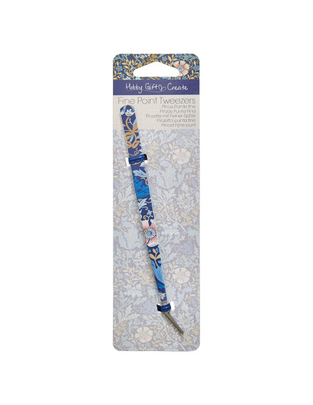 Pinza da ricamo per tagliacuci 15 cm - Collezione fiori blu